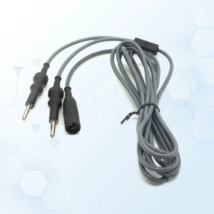 Bipolar electrosurgical cable compatible with bipolar forceps and leading electrosurgical generators