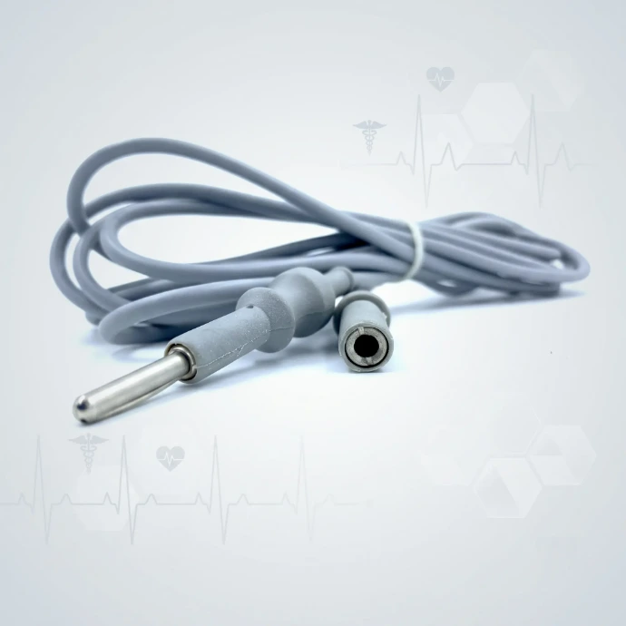 Laparoscopic electrosurgical cable for reliable energy transmission between laparoscopic instruments and electrosurgical generators
