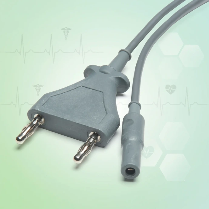 Valleylab-compatible bipolar cable for reliable connection between bipolar forceps and Valleylab electrosurgical generators