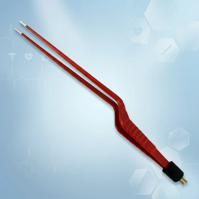 Pinces bipolaires antiadhésives Yasargil avec des pointes en alliage d'argent pour une coagulation microsurgicale précise et une réduction de l'adhérence des tissus
