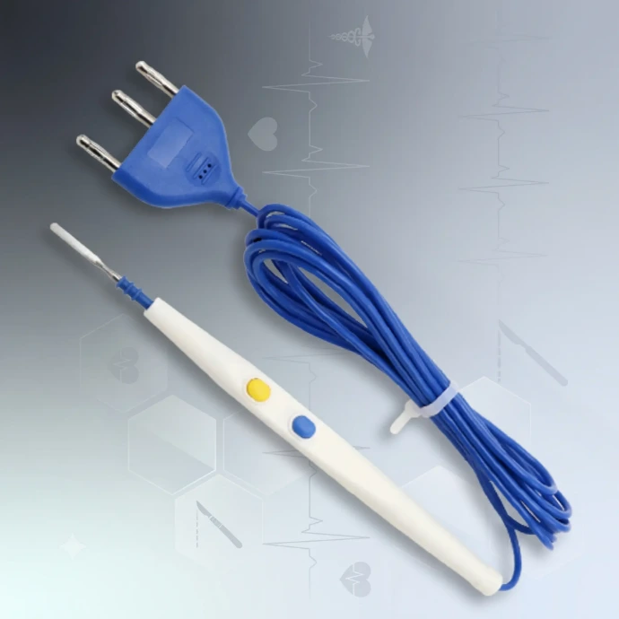 Hand control ESU pencil for precise monopolar electrosurgery with ergonomic activation and reliable energy delivery
