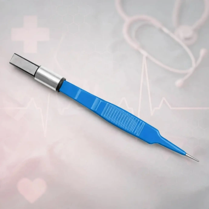 Reusable microsurgical bipolar forceps for precise microsurgical coagulation.