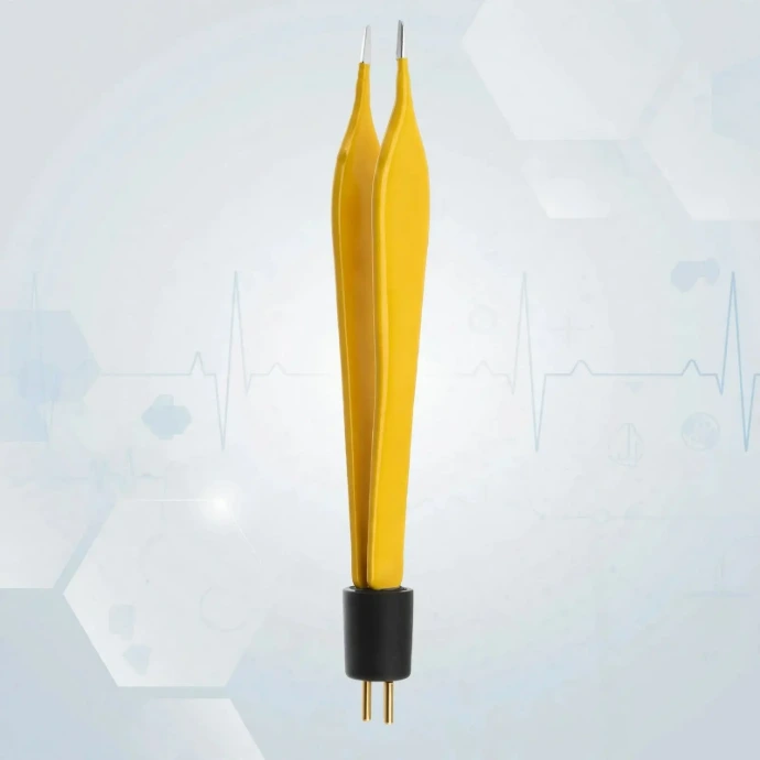 Disposable Adson bipolar forceps for single-use electrosurgery
