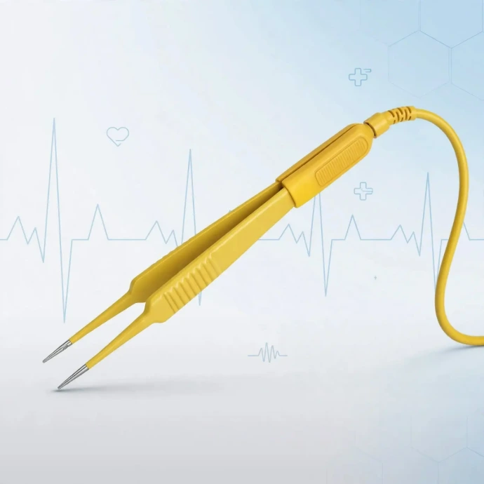 Disposable Jeweler bipolar forceps for precise single-use electrosurgery