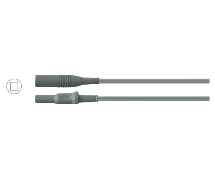 Cable Bipolar de Silicona Reutilizable – Conector Europeo Plano / Martin