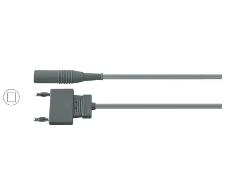Cable Bipolar de Silicona Reutilizable – Enchufe Europeo / Conector Valleylab