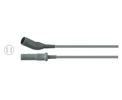 Cable Bipolar de Silicona Reutilizable – Enchufe Aesculap / Conector Erbe