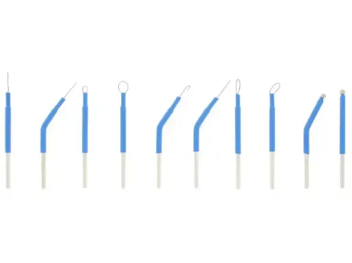 Electrosurgical Electrodes Ø 2.4 mm x 5 cm – Set of 10 – Autoclavable